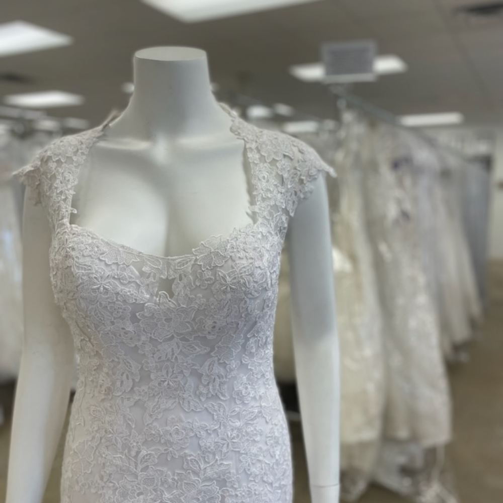 Lace bridal gown